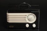 Deco Philco TP-20 Radio in Ebony with Ivory Trim