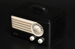 Deco Philco TP-20 Radio in Ebony with Ivory Trim