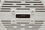 Rare Radialva &rdquo;Super-Boum&rdquo; Radio in White Plaskon with Blue Trim