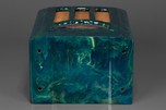 Highly Marbleized Blue Emerson AU-190 Catalin Radio