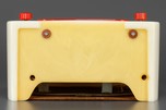 FADA Model 652 &rsquo;Temple&rsquo; Catalin Radio in Alabaster + Bright Red