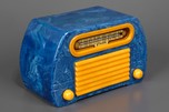 FADA 652 Insert Grill &rsquo;Temple&rsquo; Catalin Radio Lapis-Lazuli + Yellow - Rare