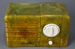 Stunning RCA 9TX &rdquo;Little Nipper&rdquo; Catalin Radio in Heavily Marbelized Green