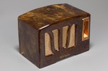 RCA ‘Tulip Grill’ RC-350 Catalin Radio in Circassian Onyx Brown