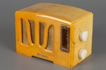 RCA Catalin RC350 Yellow Tulip-Grill Art Deco 1938 Radio