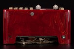 Emerson EP-375 ’5+1’ Catalin Radio in Marbled Oxblood Red with Handle
