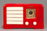 Bright Red Emerson AX-235 ’Little-Miracle’ Catalin Radio