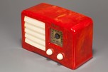 Bright Red Emerson AX-235 ’Little-Miracle’ Catalin Radio