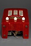 Highly Swirled Oxblood Catalin Emerson BT-245 &rsquo;Tombstone&rsquo; Radio
