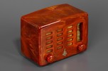 Intensely Marbleized Oxblood Emerson 564 Catalin Radio ’Slot-Grill’