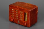 Intensely Marbleized Oxblood Emerson 564 Catalin Radio ’Slot-Grill’