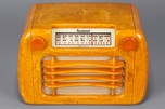 Sentinel 284 Wavy Grille Radio Catalin in Sand with Butterscotch