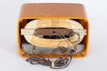 Sentinel 177U Catalin Radio in Marbleized Sand with Yellow Trim