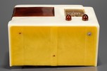 Alabaster with Tortoise Sentinel 195ULTA &rsquo;Push-Button&rsquo; Catalin Radio