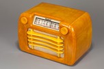 Sentinel 284 Radio Catalin ’Wavy Grill’ in Sand with Yellow