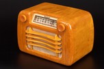 Sentinel 284 Radio Catalin ’Wavy Grill’ in Sand with Yellow