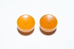 Sentinel 284NR &rdquo;Wavy Grill&rdquo; Catalin Radio Knobs - Original Butterscotch Pair