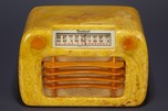 Catalin Sentinel &rsquo;Wavy Grill&rsquo; 284 Radio in Sand with Yellow