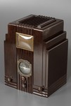 Marbleized Brown Air King ’Skyscraper’ Radio Model 66- Harold Van Doren
