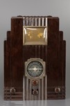 Marbleized Brown Air King ’Skyscraper’ Radio Model 66- Harold Van Doren