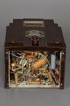 Marbleized Brown Air King ’Skyscraper’ Radio Model 66- Harold Van Doren