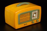 Sonora KM ’Coronet’ Catalin Radio in Yellow + Green