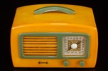 Sonora KM ’Coronet’ Catalin Radio in Yellow + Green