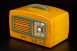 Sonora KM ’Coronet’ Catalin Radio in Yellow + Green