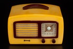 Sonora KM ’Coronet’ Catalin Radio in Yellow + Maroon