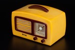 Sonora KM ’Coronet’ Catalin Radio in Yellow + Maroon