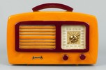 Sonora KM ’Coronet’ Catalin Radio in Butterscotch + Plum