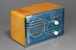 Sparton ’Cloisonné’ Model 500C Catalin Radio with Metallic Blue Front