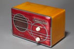 Sparton ’Cloisonné’ Model 500C Catalin Radio with Red Front