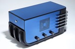 Sparton 557 &rdquo;Sled&rdquo; Radio in Cobalt Blue Mirror Art Deco Teague Design