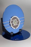 Sparton ’Bluebird’ 566 Blue Mirror Radio w/ Original Plateau Deco Teague Design