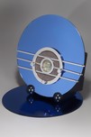 Sparton ’Bluebird’ 566 Blue Mirror Radio w/ Original Plateau Deco Teague Design