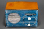 Sparton ’Cloisonné’ Model 500C Catalin Radio with Metallic Blue Front