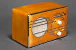 Sparton ’Cloisonné’ Model 500C Catalin Radio with Apricot Front