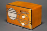 Sparton ’Cloisonné’ Model 500C Catalin Radio with Apricot Front