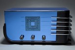 Art Deco Sparton Blue Mirror Radio Model 557 ”Sled” Teague Design