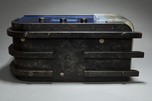 Art Deco Sparton Blue Mirror Radio Model 557 ”Sled” Teague Design