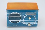 1939 Art Deco Sparton 500C Blue Cloisonné Radio with Catalin Cabinet