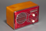 Sparton 500C Cloisonné Model Catalin Radio with Red Front