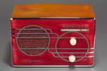 Sparton 500C Cloisonné Model Catalin Radio with Red Front