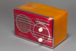 Sparton 500C Cloisonné Model Catalin Radio with Red Front