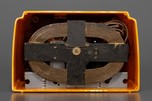 DeWald A-502 ’Step-Top’ Catalin Radio in Swirled Sand + Brown