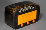 Stewart Warner 62T36 Catalin Radio in Black/Dark Green with Yellow