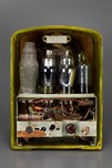Beautifully Swirled Green Emerson AU-190 Catalin Tombstone Radio