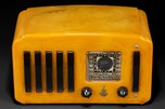 Emerson EP-375 ’5+1’ Catalin Radio in Translucent Yellow with Brown Trim