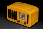 Emerson EP-375 ’5+1’ Catalin Radio in Translucent Yellow with Brown Trim